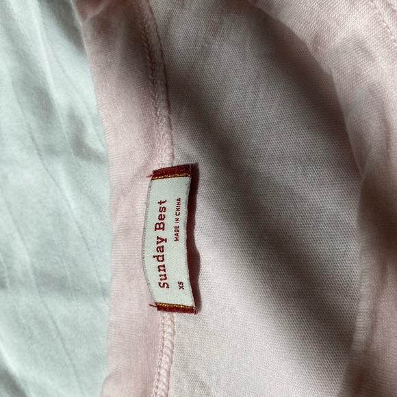Aritzia Sunday Best Pink T-Shirt - Picture 3 of 3